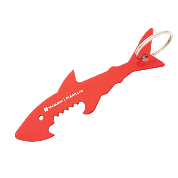 Shark shaped bottle opener