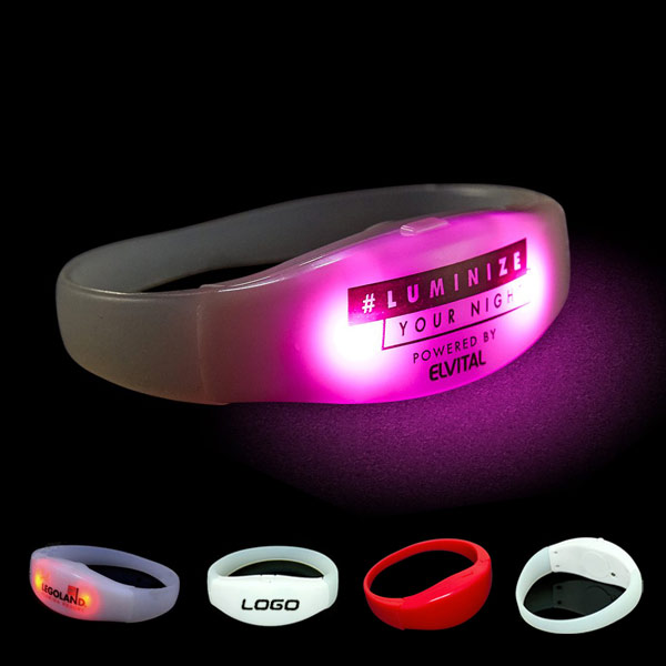 Sound activated LED bracelet