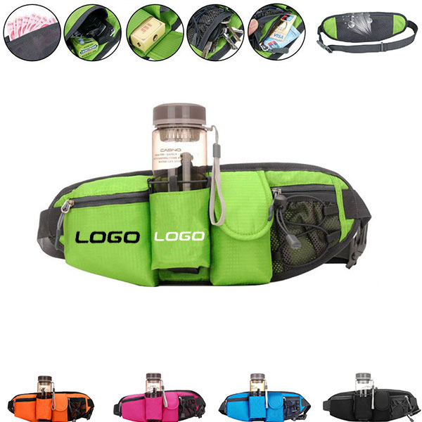 Fanny pack with water bottle holder