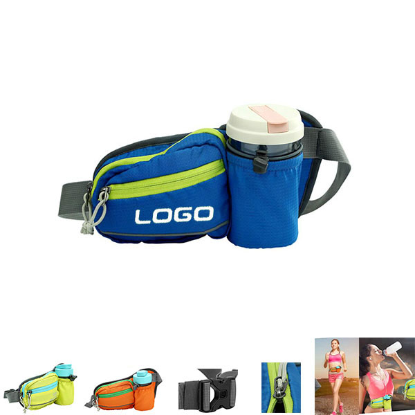 Fanny pack with water bottle holder