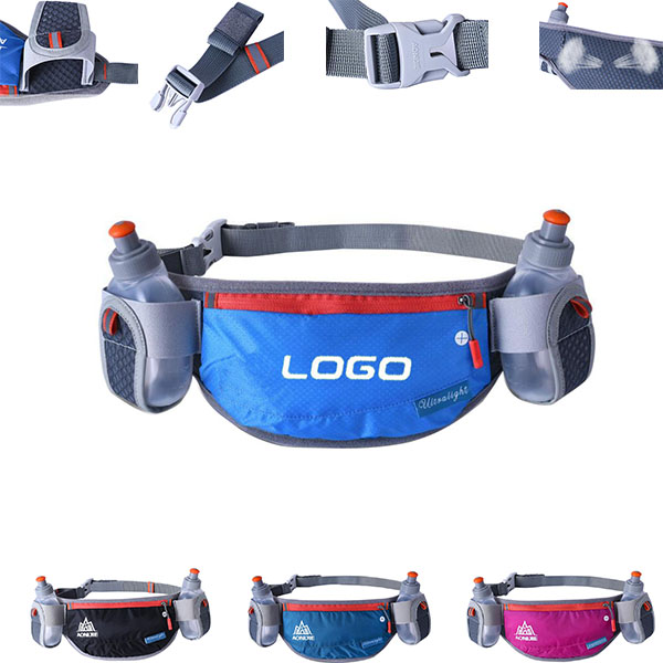 Fanny pack with dual water bottle holders