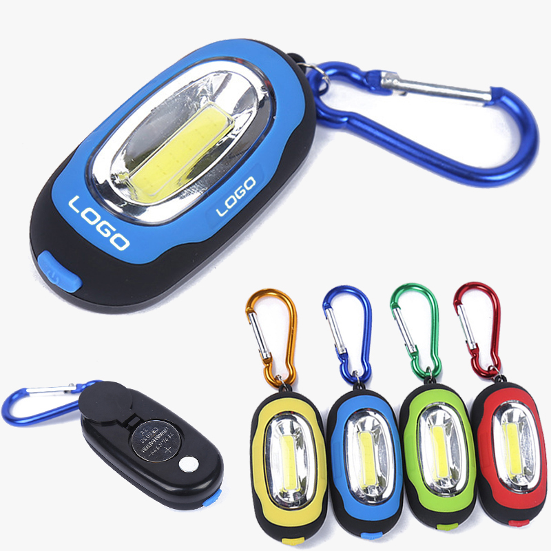COB LED light with carabiner