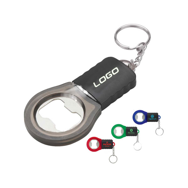 LED bottle opener keychain
