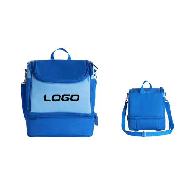 Double layer cooler bag
