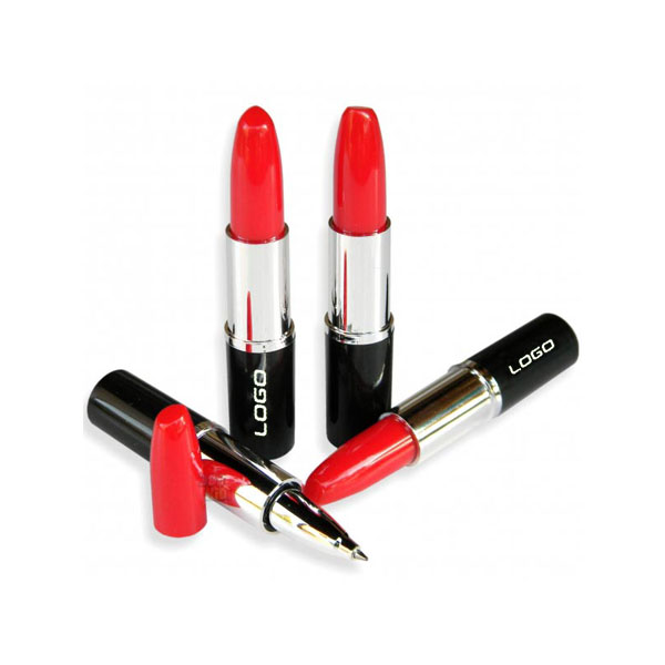 Lipstick shape ball point pen