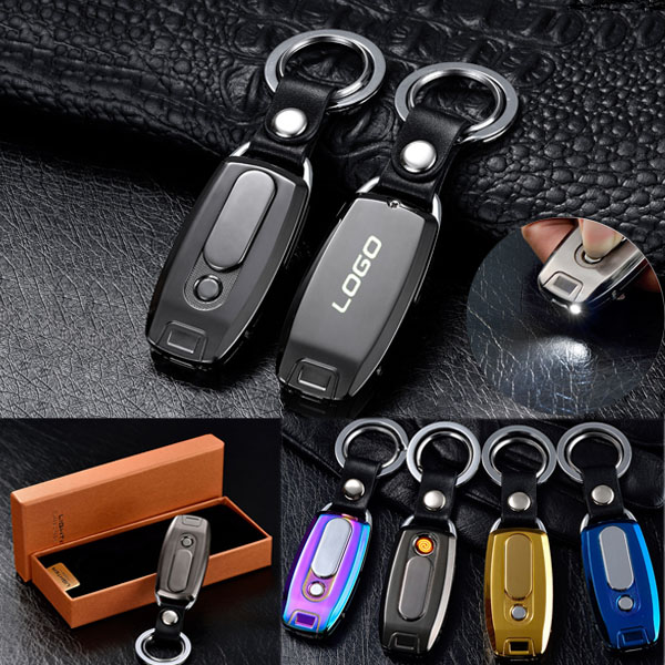Rechargeable Lighter with Keychain and LED light