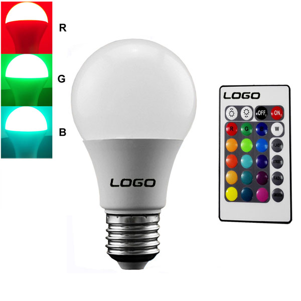  E26 Base 16 Color Changing 5W RGB LED Light Bulb for Decoration