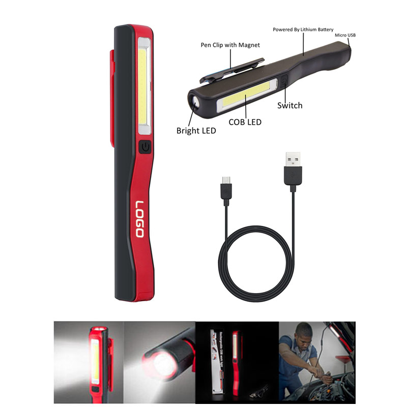 USB Rechargeable COB and LED Work Lamp