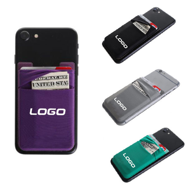 Double layer phone wallet