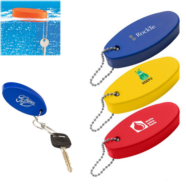 Floating stress reliever keychain